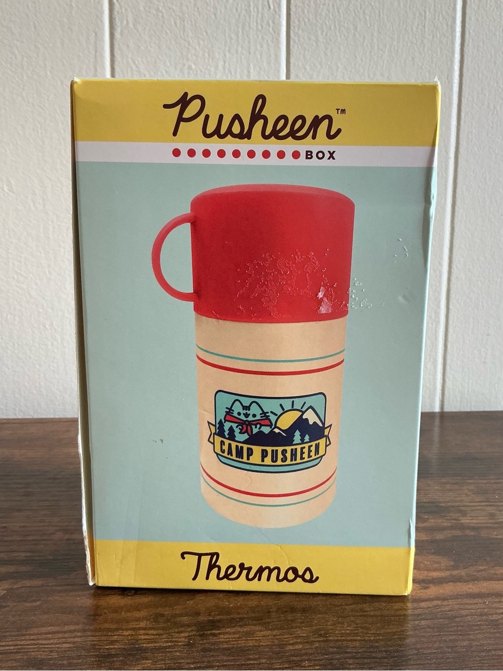 NWT  Rare 2020 Culturefly The Camp Pusheen Thermos